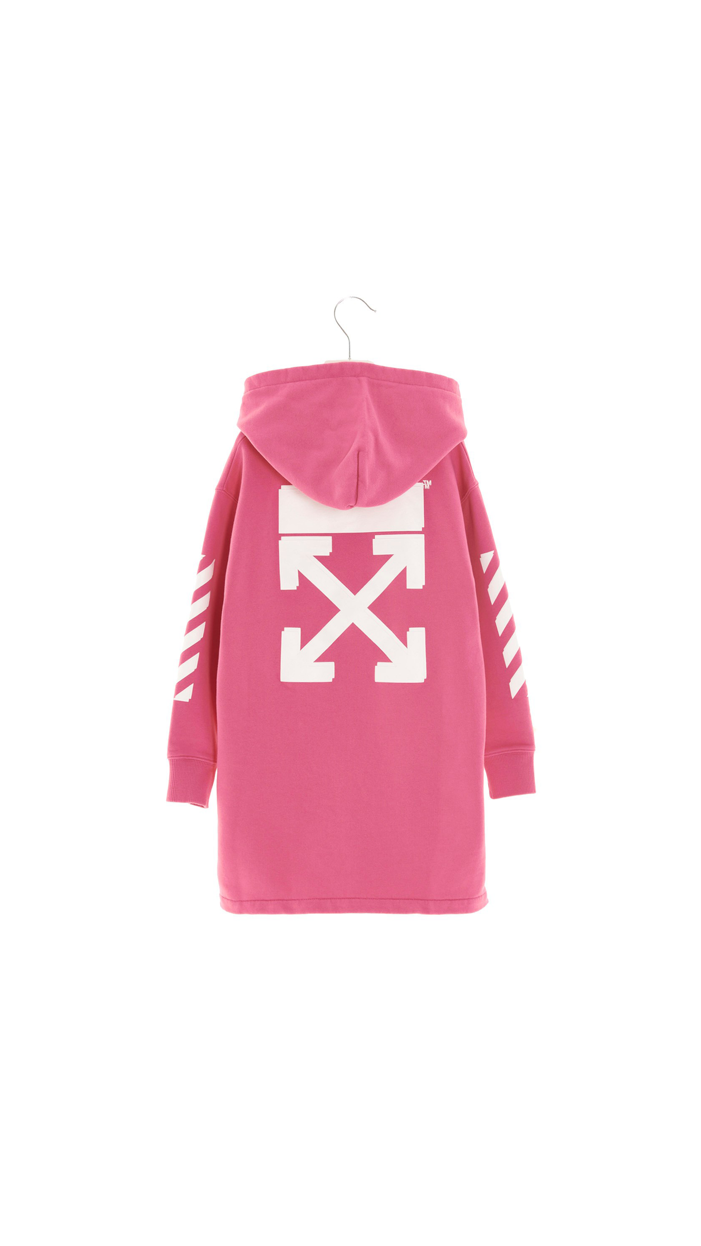 Kids Logo Hoodie Dress - Pink