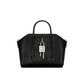 Mini Antigona Lock Bag In Box Leather - Black