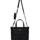 Re-Nylon Padded Tote Bag - Black