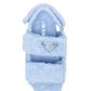 Terry Cloth Sandals - Blue