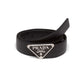 Saffiano Leather Belt - Black