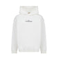 Reverse Logo Hoodie - White