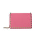 Rockstud Calfskin Pouch - Pink