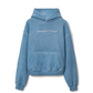 Hotfix Logo Hoodie In Condensed Fleece - Blue