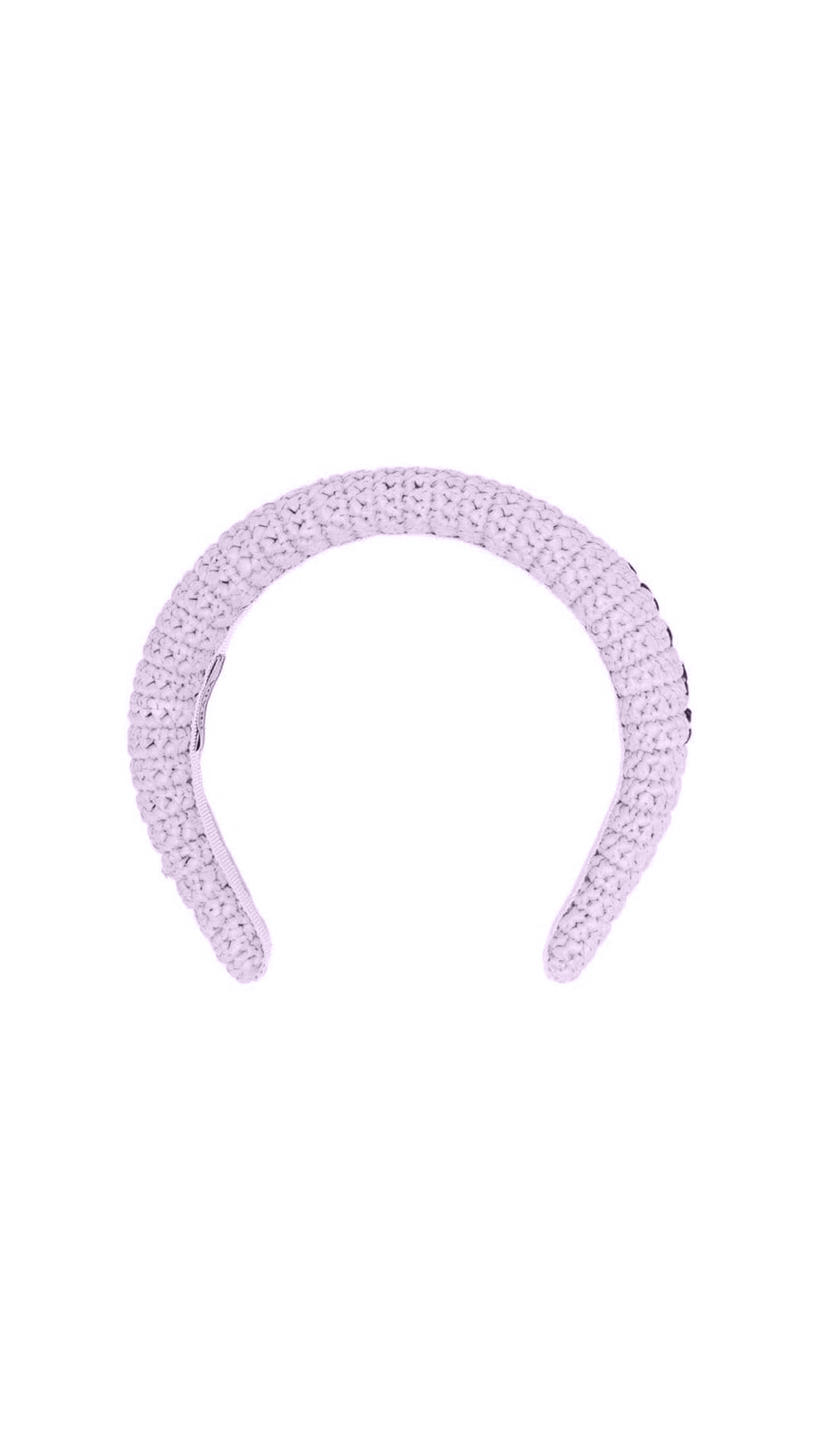 Raffia Headband - Lavender