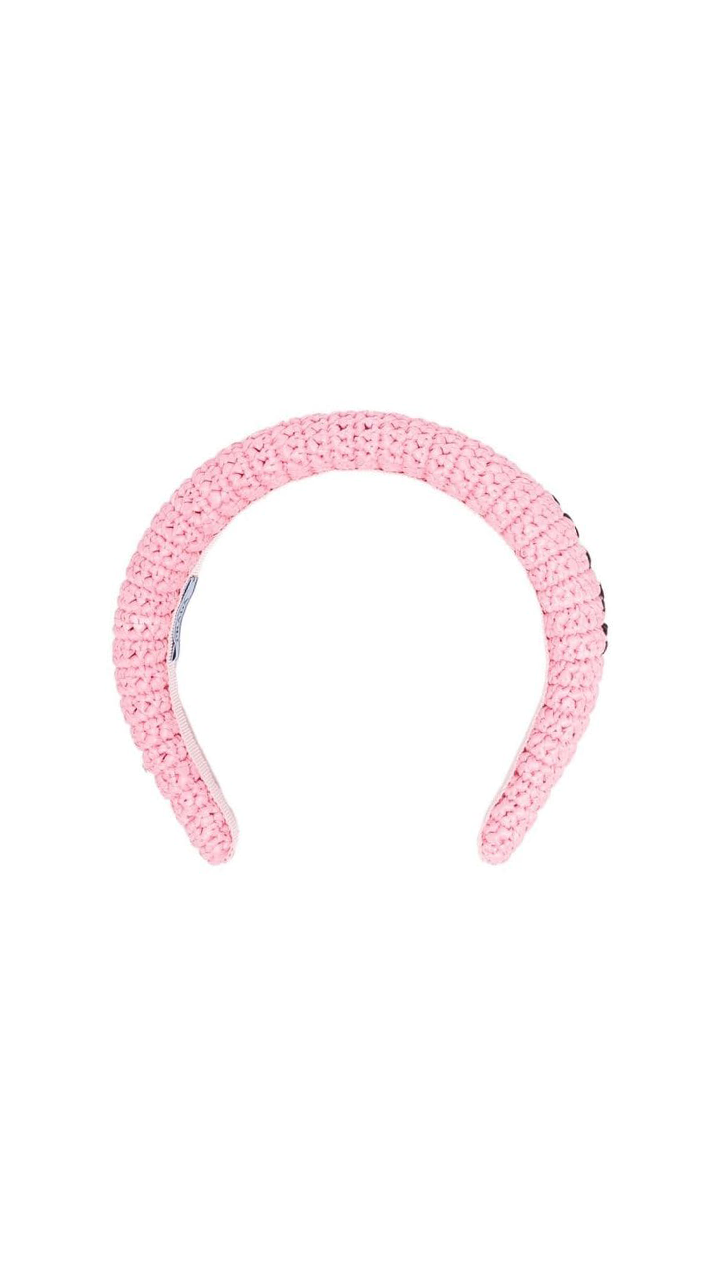 Raffia Headband - Pink
