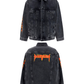Oversized Logo Jacket - Black