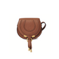 Marcie Nano Saddle Bag in Grained Calfskin - Tan