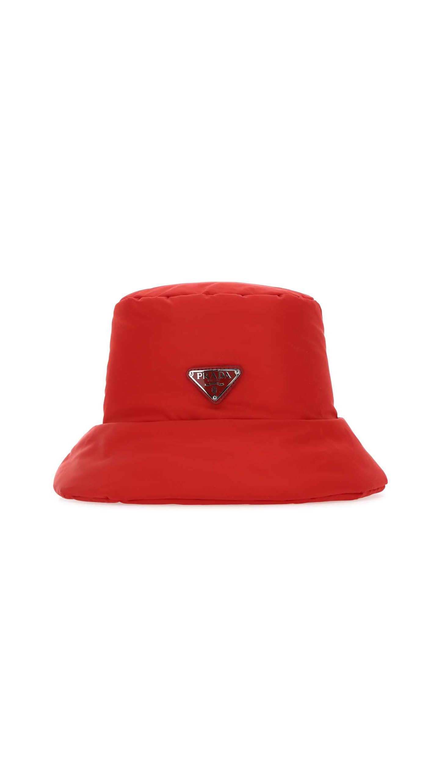 Padded Re-Nylon Bucket Hat - Red