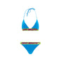 Logo Band Bikini - Blue