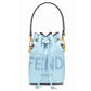 Mon Tresor Leather Mini Bag - Blue