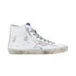 Francy Sneakers In Leather - White / Silver.