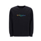 Slim-fit GIVENCHY PARIS sweatshirt in embroidered fleece - Black.