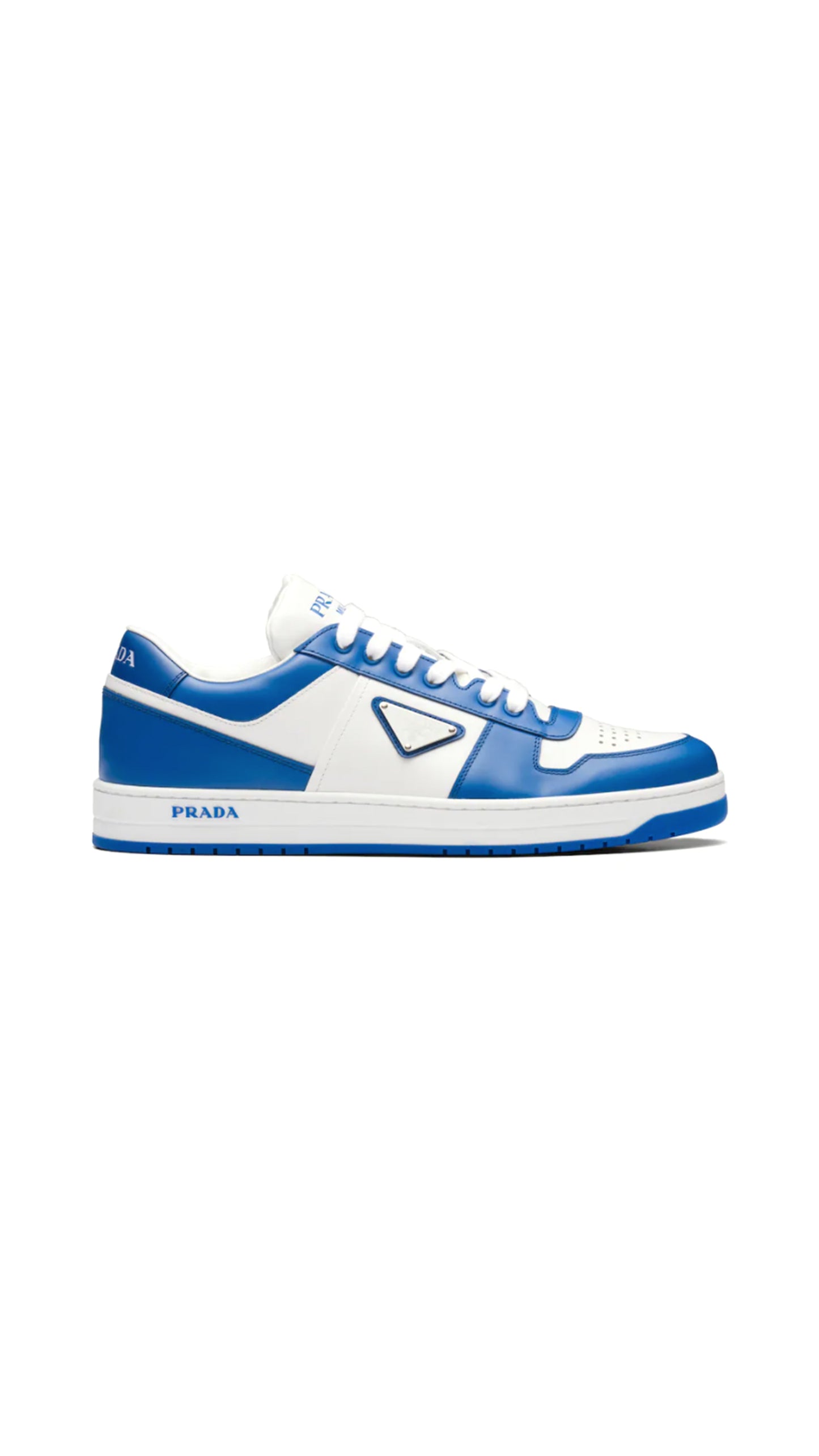Downtown Leather Sneakers - White/Blue