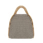 Falabella Mini Crochet Tote - Ebony