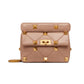 Medium Roman Stud The Shoulder Bag In Nappa With Chain - Beige