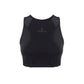 Logo Crop Top - Black