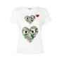 Heart Eyes T-shirt - White