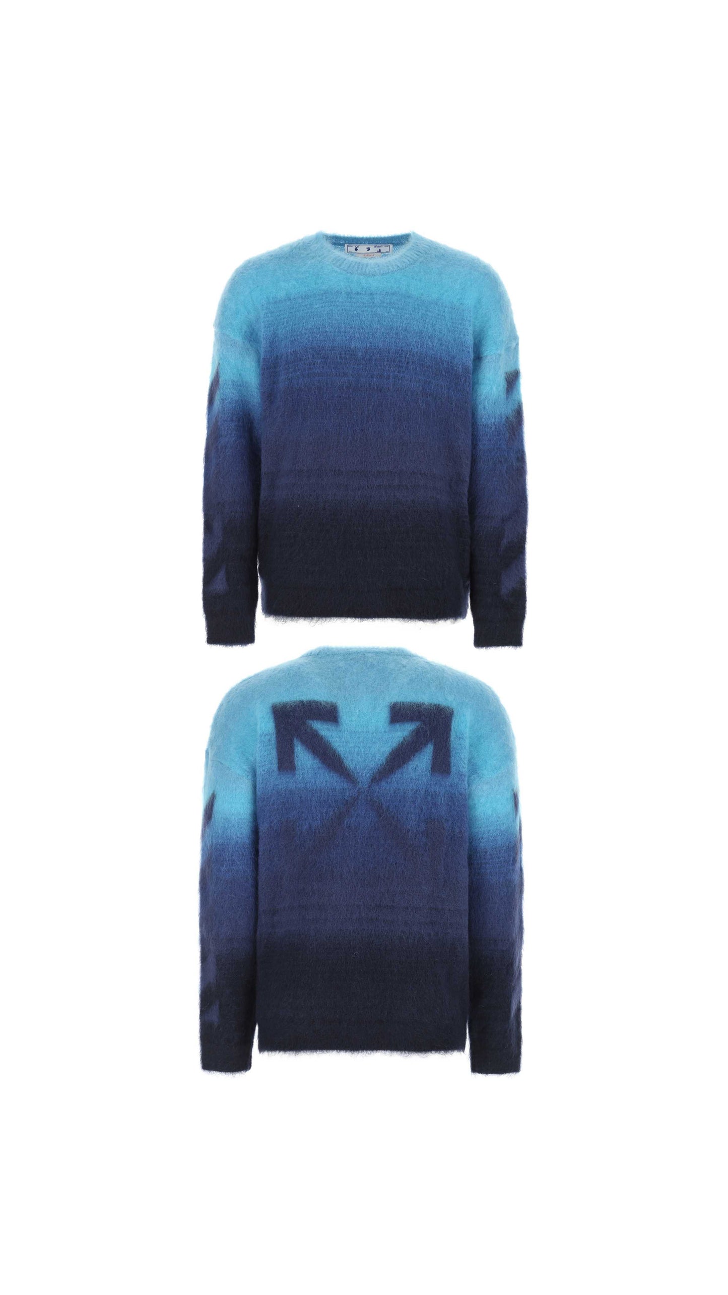 Mohair Blend Knitwear - Blue