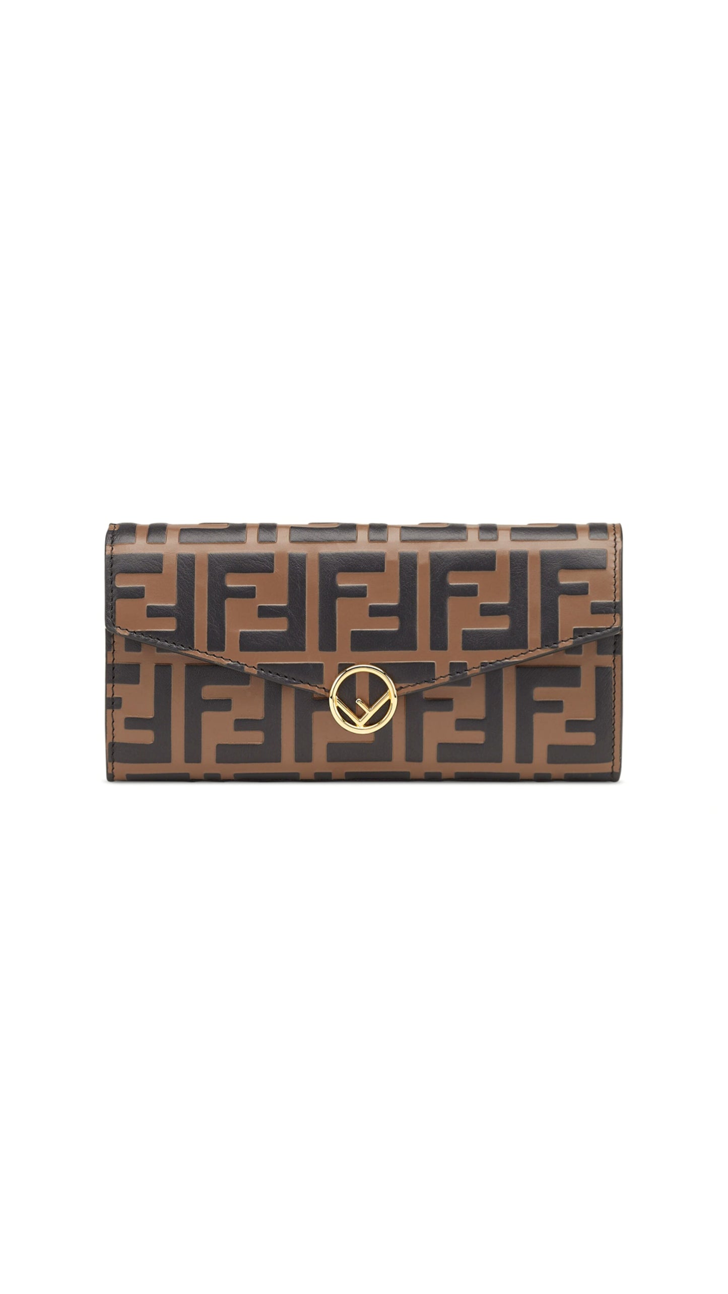 Continental Leather Wallet - Brown