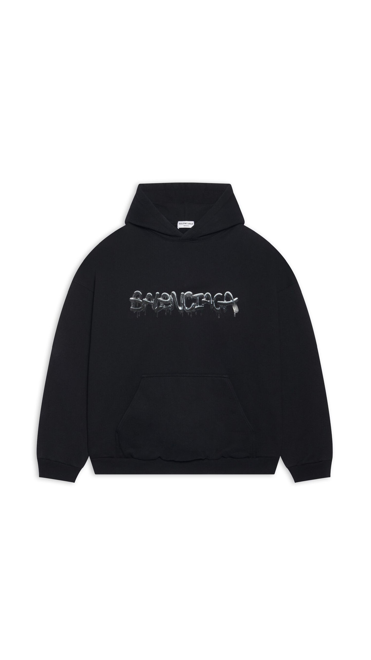 Slime Hoodie Wide Fit - Black