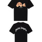 Bear Print T-Shirt - Black