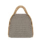 Falabella Mini Crochet Tote - Ebony