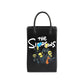 The Simpons TM &© 20TH Television Mini Shopping Bag In Shiny Calfskin - Black