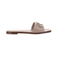 VLOGO Leather Slides - Poudre