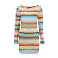 Long Sleeve Mini Dress - Multi