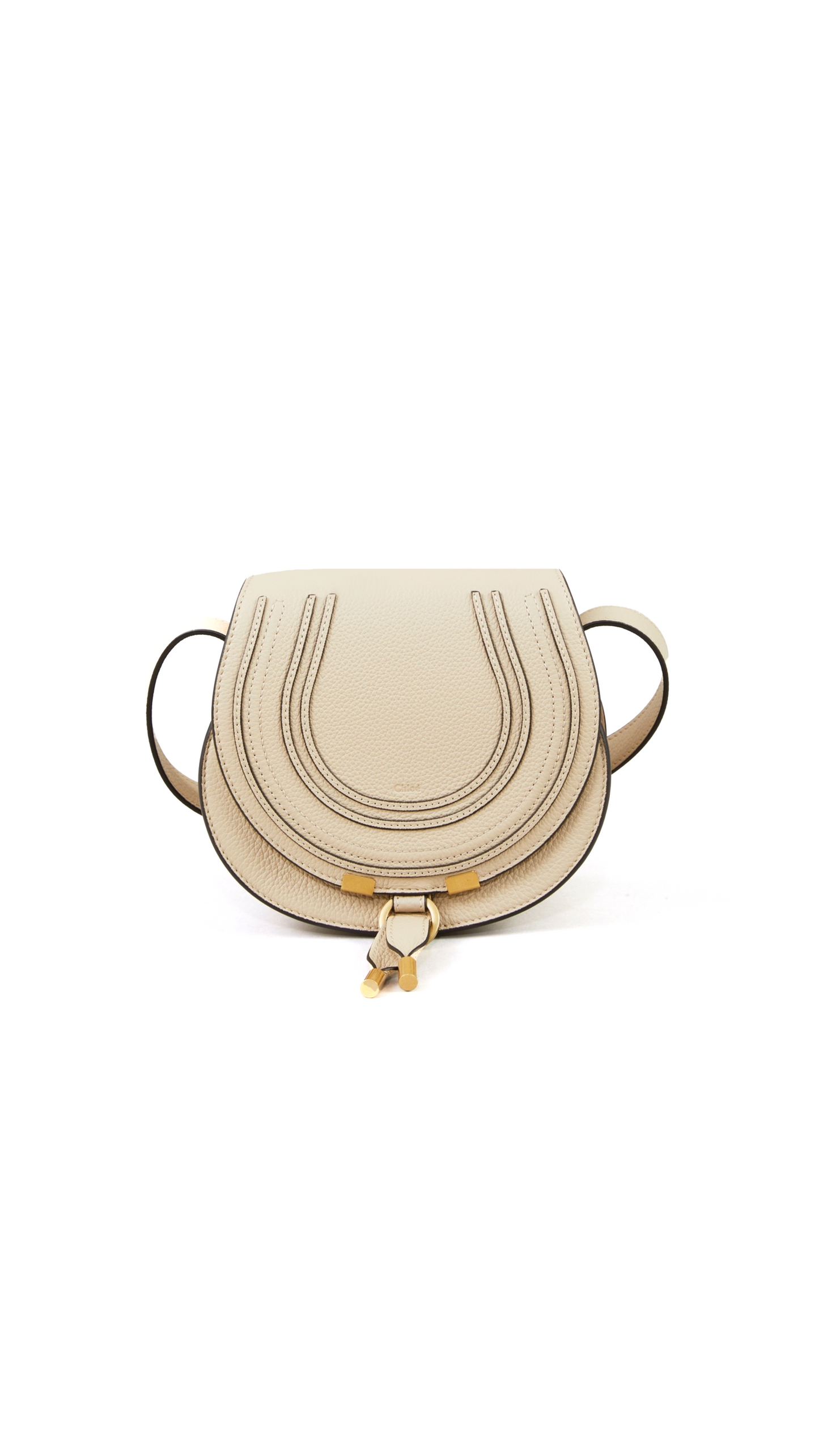 Marcie Small Saddle Bag - Root Beige