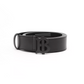 Monogram Motif Leather Belt - Black