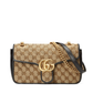 GG Marmont Small Shoulder Bag - Beige/Ebony