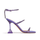 Gilda Glass PVC Sandals - Lilac