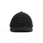Monogram Motif Cotton Gabardine Baseball Cap - Black