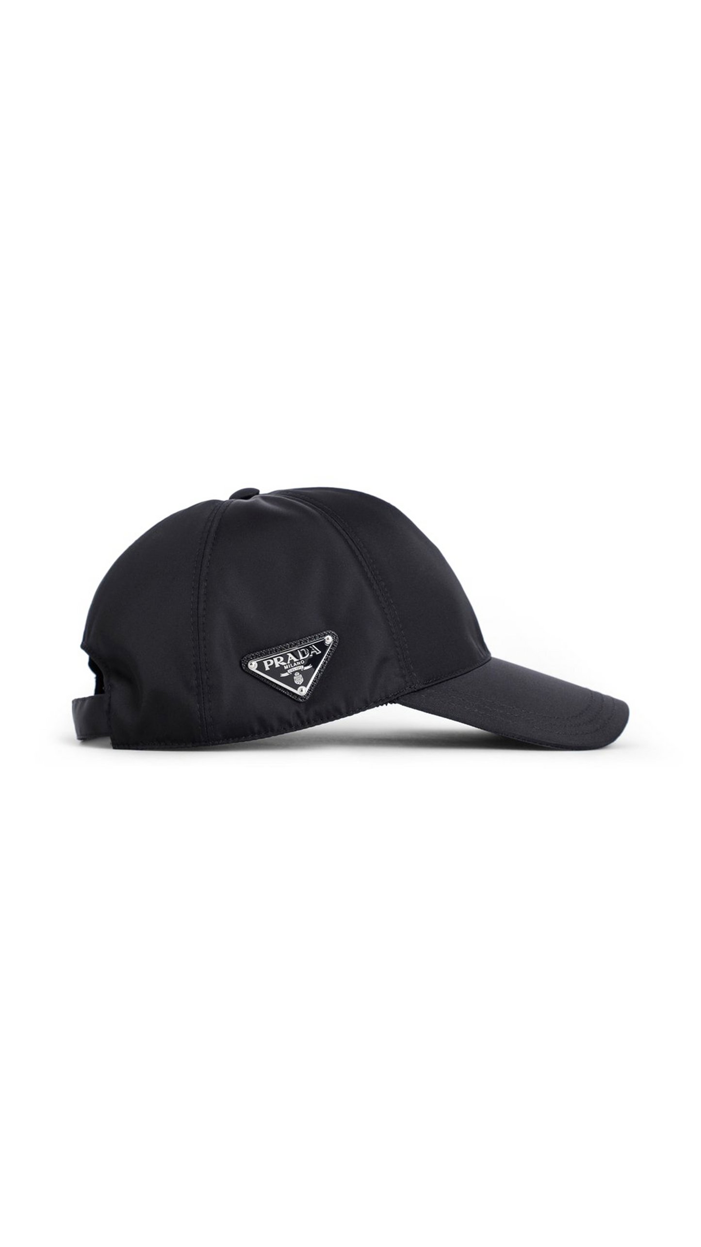 Re-Nylon Baseball Cap - Black