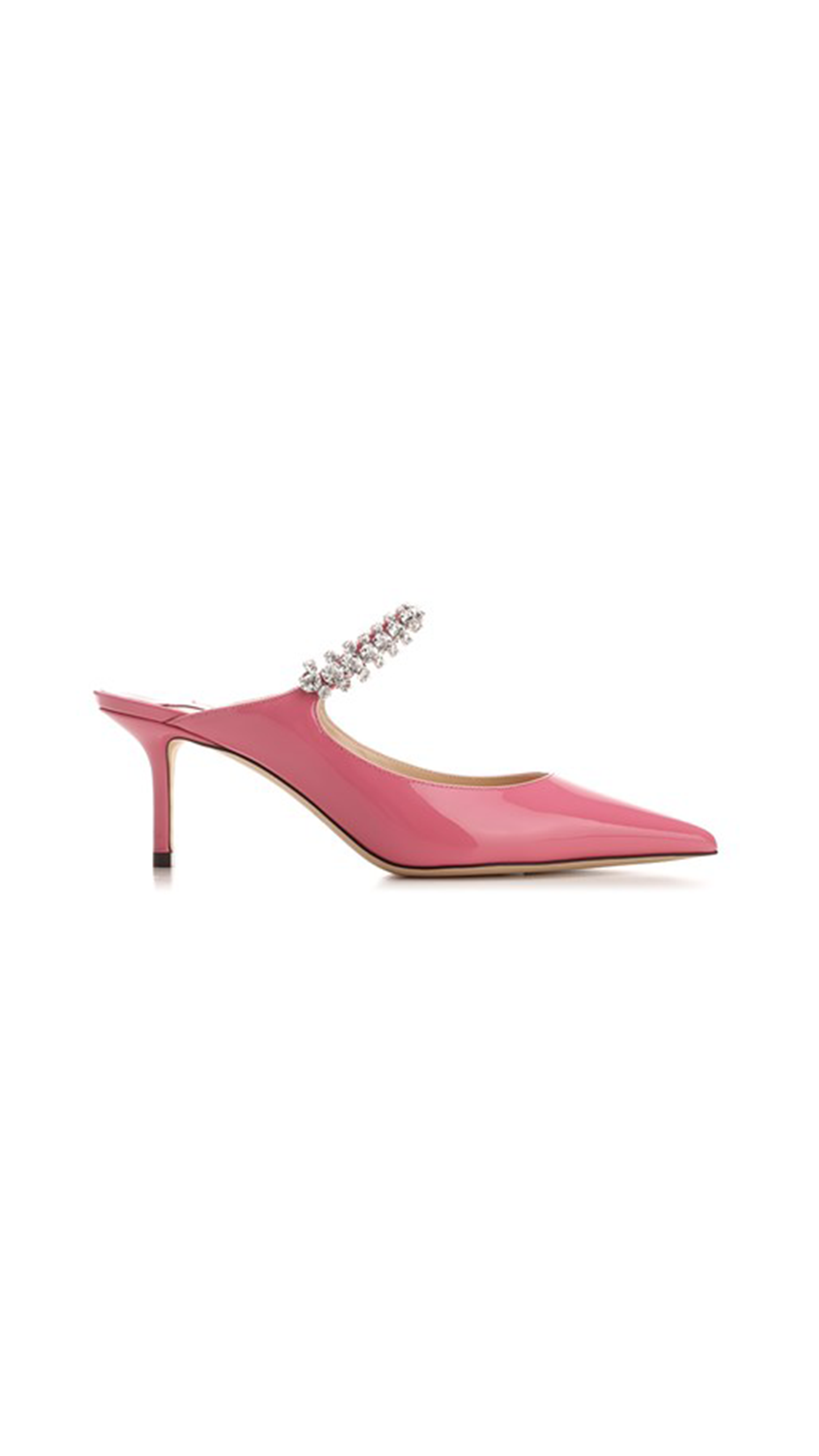 Bing 65 Patent Leather Mules - Candy Pink