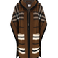 Check Wool Cashmere Blend Hooded Cape