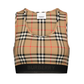 Vintage Check Sports Bra - Archive Beige