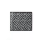 Monogram Print International Bifold Wallet - Black / White