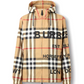 Horseferry Print Check Nylon Hooded Jacket - Archive Beige.