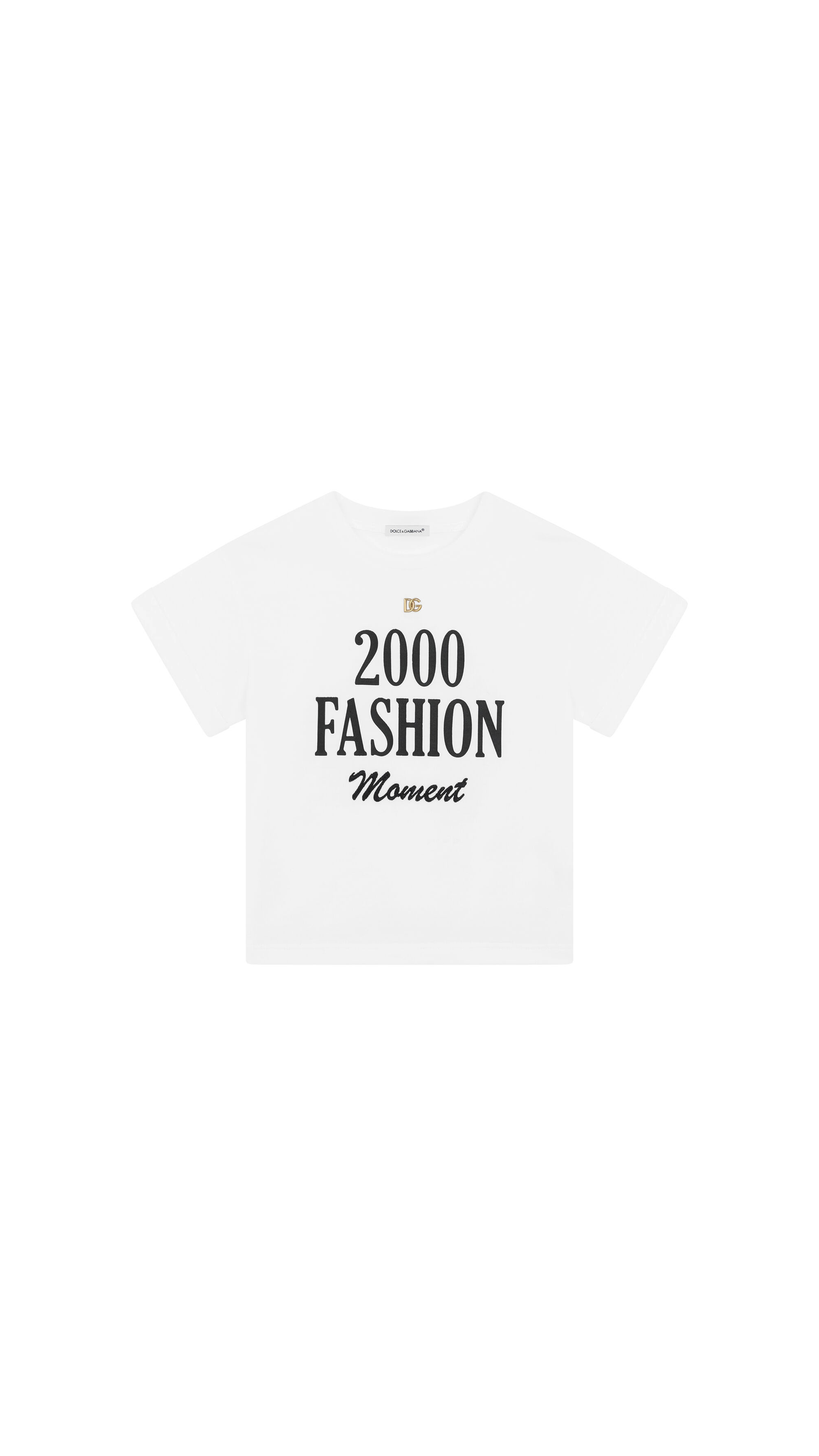 Jersey T-shirt with 2000 fashion print