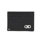 Gancini Card Holder With Pull-Out ID Window - Black