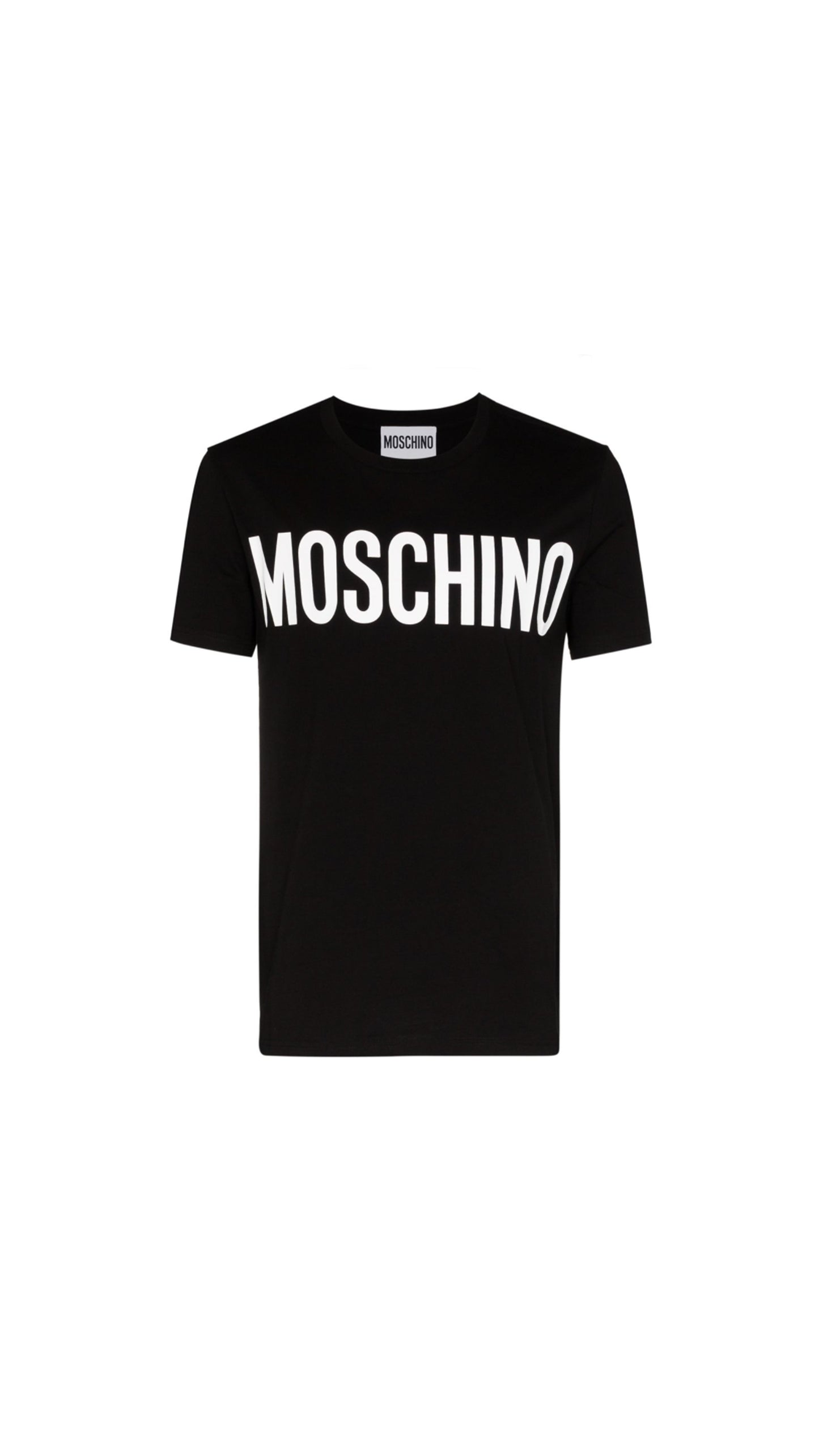 Jersey T-Shirt With Logo - Black