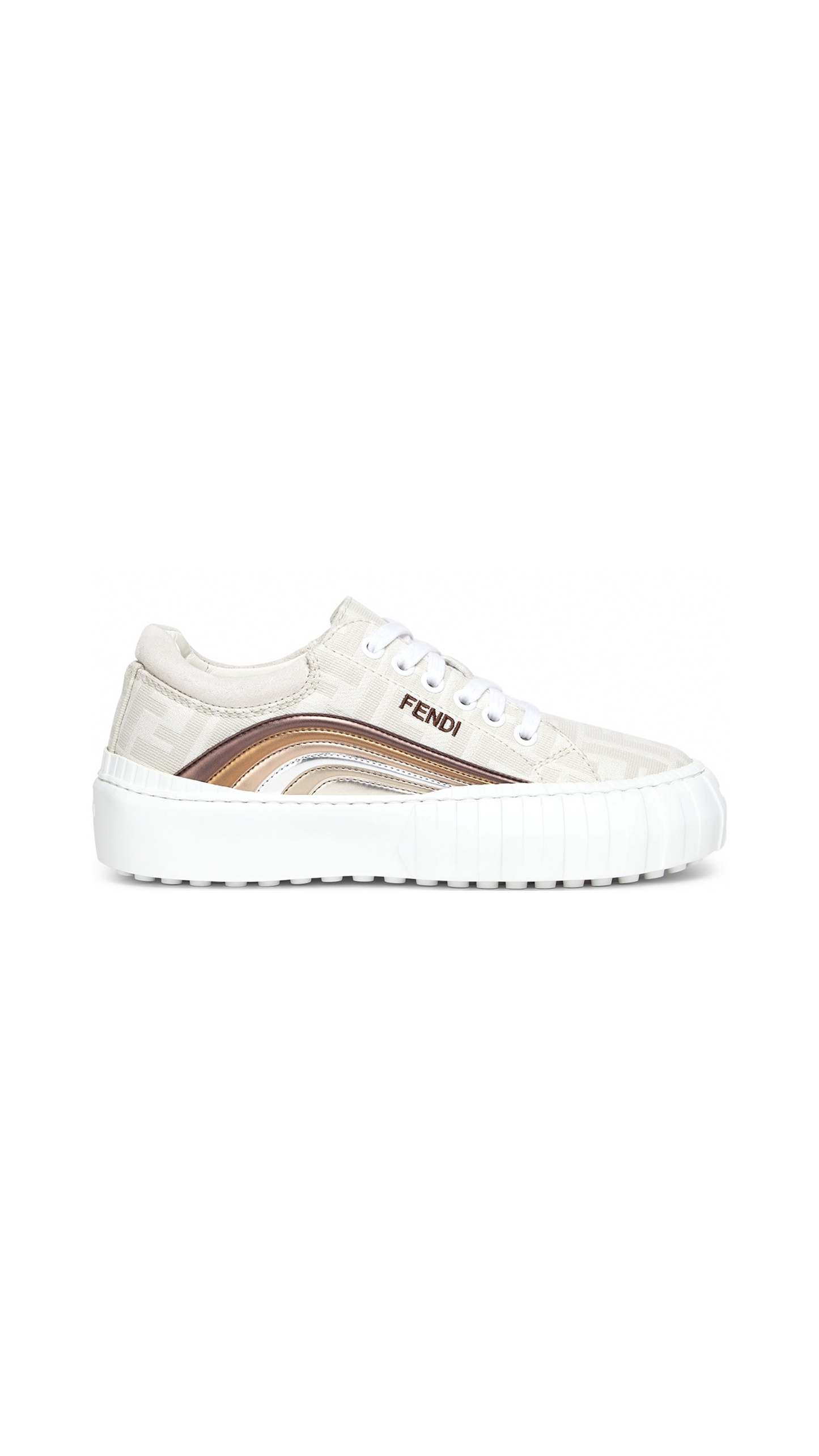 Fendi Force Sneakers - White / Multi
