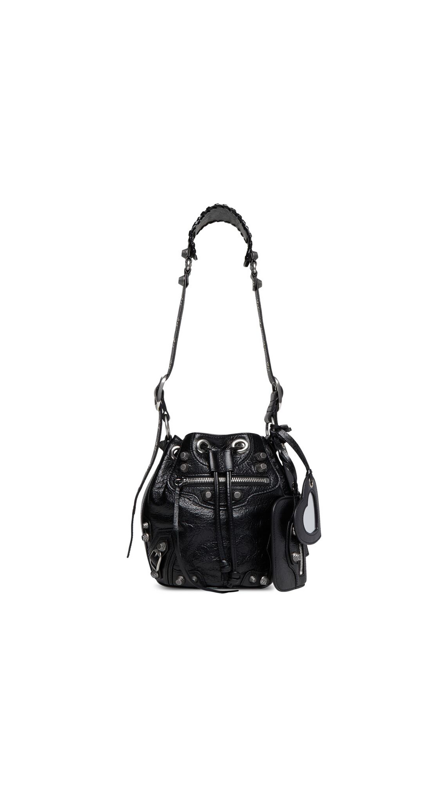 Le Cagole XS Bucket Bag - Black