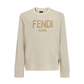 Logo-Print Cotton-Blend Terry Sweatshirt - Sand
