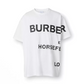 Horseferry Print Cotton Oversized T-shirt - White